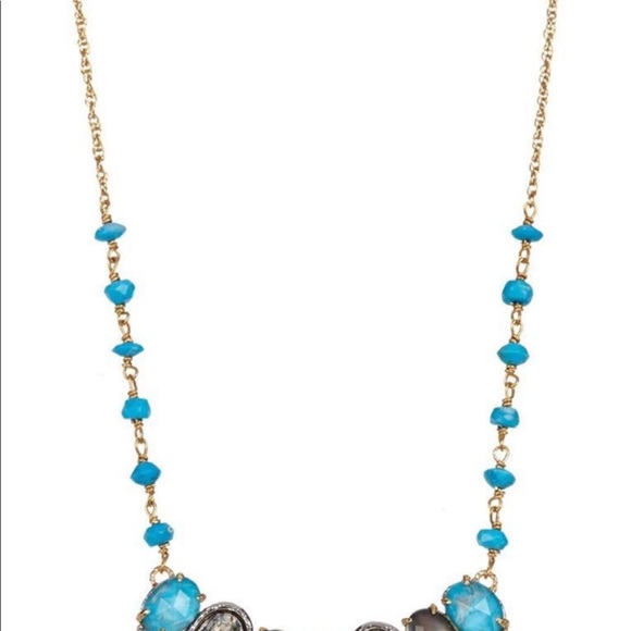 Alexis Bittar MulticolorSpikedCrystal Row Necklace - Picture 2 of 5